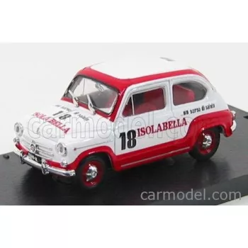 Brumm - Fiat 600D - Amaro 18 Isolabella 1960 White Red