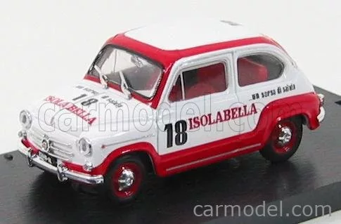 Brumm - Fiat 600D - Amaro 18 Isolabella 1960 White Red