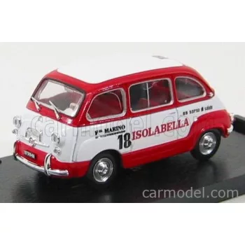 Brumm - Fiat 600D Multipla - Amaro 18 Isolabella White Red