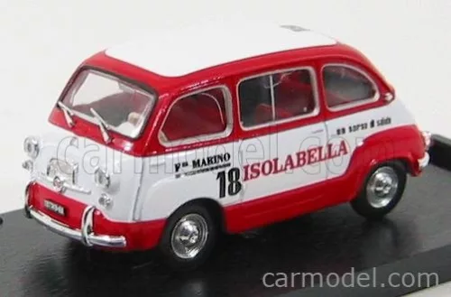 Brumm - Fiat 600D Multipla - Amaro 18 Isolabella White Red