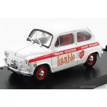   Brumm - Fiat 600D - Abbigliamento Intimo Lovable 1965 White Red