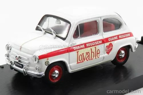 Brumm - Fiat 600D - Abbigliamento Intimo Lovable 1965 White Red