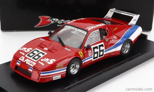 Brumm - Ferrari 512Bb Lm N 66 Scuderia Pozzi Jms Daytona 1979 Andruet Dini Red