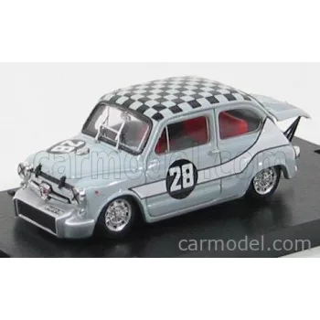   Brumm - Fiat 600 Abarth 1000 Berlina N 28 Scuderia Abarth 2Nd Zandvoort Trophy 1969 Grey