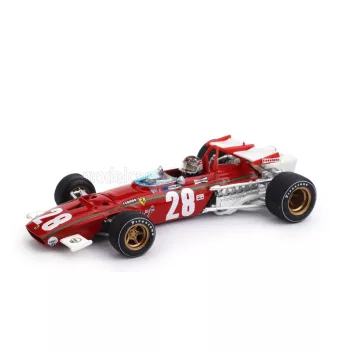   Brumm - FERRARI F1  312B N 28 BELGIUM GP 1970 IGNAZIO GIUNTI - WITH DRIVER FIGURE RED WHITE