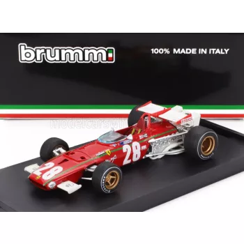   Brumm - FERRARI F1  312B N 28 BELGIUM GP 1970 IGNAZIO GIUNTI RED WHITE