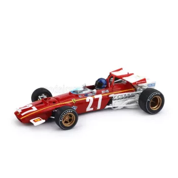   Brumm - FERRARI F1  312B N 27 BELGIUM GP 1970 JACKY ICKX - WITH DRIVER FIGURE RED WHITE