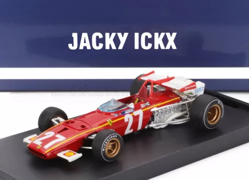Brumm - FERRARI F1  312B N 27 BELGIUM GP 1970 JACKY ICKX RED WHITE