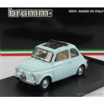   Brumm - Fiat 500F Tetto Aperto - Open 1965 Azzurro Acquamarina