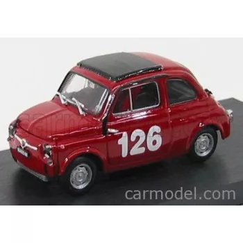   Brumm - Fiat 500 59 Abarth N 126 Premio Campagnano Vallelunga 1965 Raffaele Pinto Red