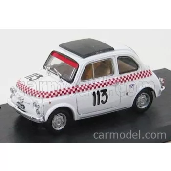   Brumm - Fiat 500Tv Giannini N 113 Scuderia Del Lario V Trofeo Val Camonica 1969 B.Dosi White Red