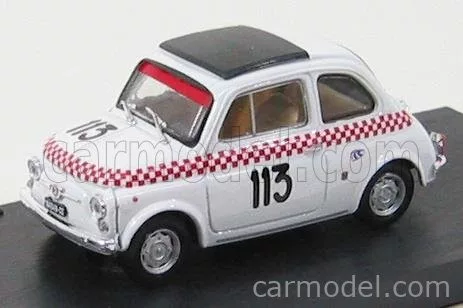 Brumm - Fiat 500Tv Giannini N 113 Scuderia Del Lario V Trofeo Val Camonica 1969 B.Dosi White Red