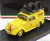 Brumm - Fiat 500B Van Pubblicitario Pirelli Bologna Assistenza Mille Miglia 1950 Yellow
