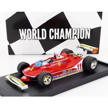   Brumm - FERRARI F1  312T4 N 11 WORLD CHAMPION WINNER MONZA ITALY GP 1979 JODY SCHECKTER RED