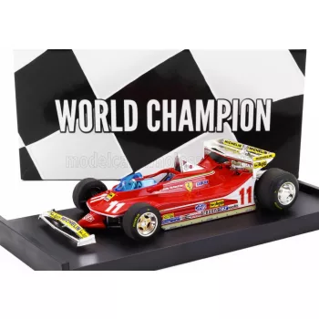   Brumm - FERRARI F1  312T4 N 11 WORLD CHAMPION WINNER MONACO GP 1979 JODY SCHECKTER RED