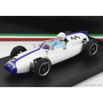  Brumm - Cooper F1 T56 N 44 Belgium Gp 1961 M.Gregory - With Driver Figure White Blue