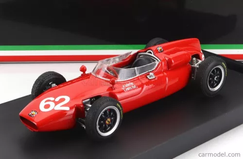 Brumm - Cooper F1 T53 Maserati N 62 Italy Gp 1961 L.Bandini Red