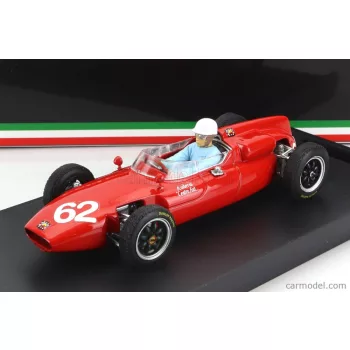   Brumm - Cooper F1 T53 Maserati N 62 Italy Gp 1961 L.Bandini - With Driver Figure Red