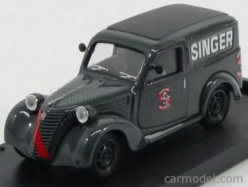 Brumm - Fiat 500C Furgone Van Veicolo Commerciale Publicitaire Singer Agenzia Catanzaro 1950 Grey
