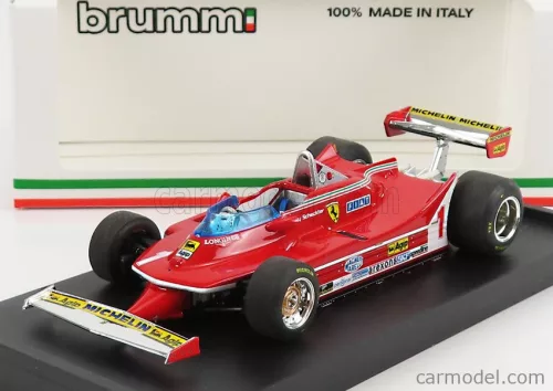 Brumm - Ferrari F1 312T5 N 1 Argentina Gp 1980 J.Scheckter Red
