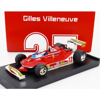   Brumm - FERRARI F1  312T4 N 12 WINNER USA OVEST GP 1979 GILLES VILLENEUVE RED