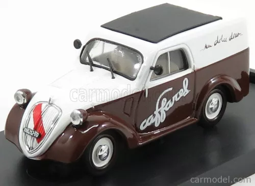 Brumm - Fiat 500B Van Pubblicitario Caffarel Cioccolato 1950 Brown White