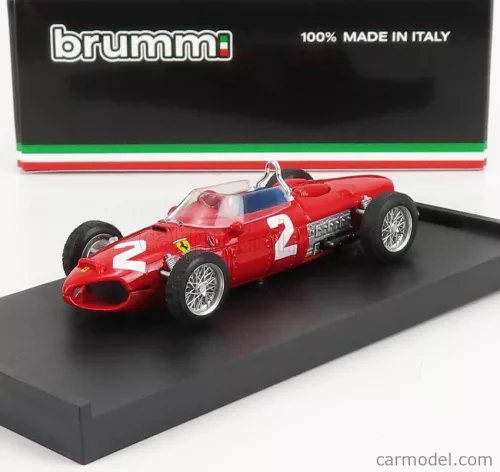 Brumm - Ferrari F1 156 N 2 Winner Usa Gp Phil Hill 1961 World Champion Red