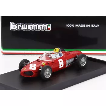   Brumm - FERRARI F1  156 N 8 ITALY MONZA GP 1961 RICARDO RODRIGUEZ - WITH DRIVER FIGURE RED