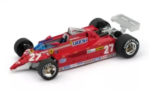 Brumm - Brumm, Ferrari 126CK turbo, Aeroporto di Treviso-Istrana, 1981, Scuderia Ferrari, #27, 1:43