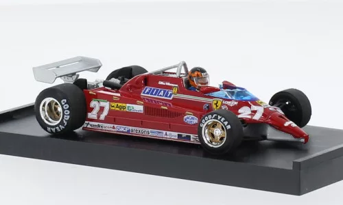 Brumm - Brumm, Ferrari 126CK turbo, Formel 1, Aeroporto di Treviso-Istrana, 1981, Scuderia Ferrari, #27, 1:43