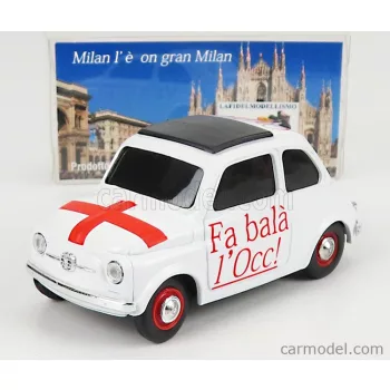   Brumm Prom - Fiat 500 1965 - Detti Milanesi - Fa Bala' L'Occ ! - Ciula ! - Va A Ciapa' I Ratt ! White Red