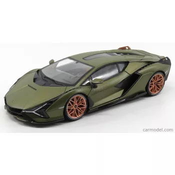   Burago - Lamborghini Sian Fkp 37 Hybrid 2020 Verde Gea - Green Met