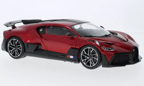 Burago - Bburago, Bugatti Divo, rot/carbon, 2019, 1:18
