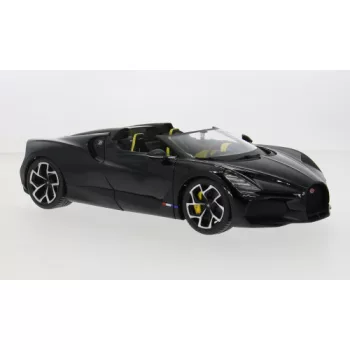   Burago - Bburago, Bugatti W16 Mistral Cabriolet, schwarz, 1:18