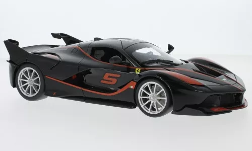 Burago - Bburago, Ferrari FXX-K, schwarz/rot, 1:18