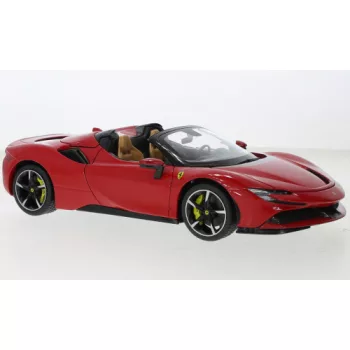   Burago - Ferrari SF90 Stradale Hybrid Spider, rot, 2020, 1:18