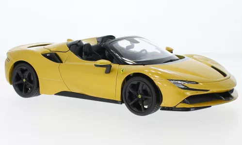 Burago - Bburago, Ferrari SF90 Spider, gelb, 2021, 1:18