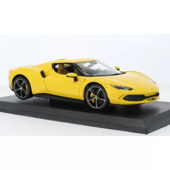 Burago - Bburago, Ferrari 296 GTB, gelb, 2023, 1:18