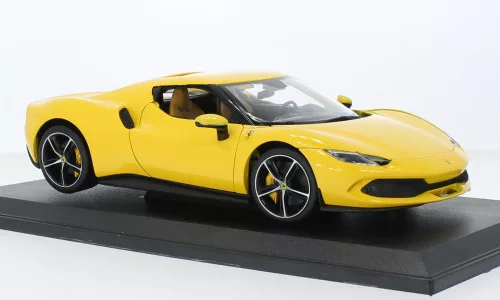 Burago - Bburago, Ferrari 296 GTB, gelb, 2023, 1:18