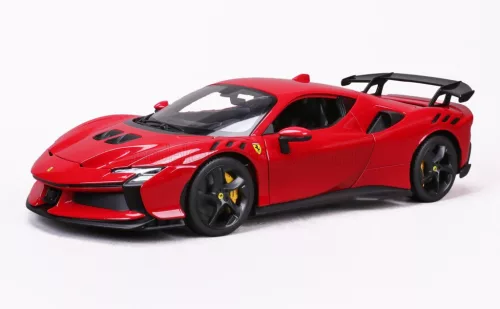 Burago - FERRARI SF90 XX STRADALE 2024 ROSSO CORSA - RED BLACK