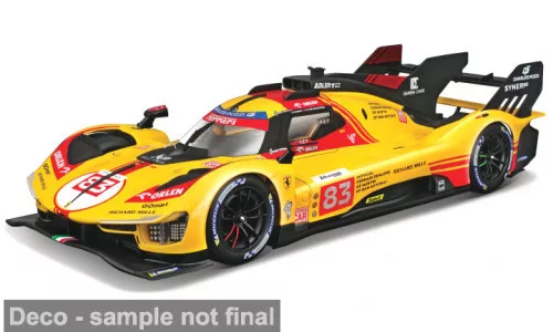 Burago - Ferrari 499P, 24h Le Mans, 2024, #83, 1:18
