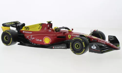 Burago - Bburago, Ferrari F1-75, Formel 1, GP Monza, 2022, Scuderia Ferrari, #55, 1:18