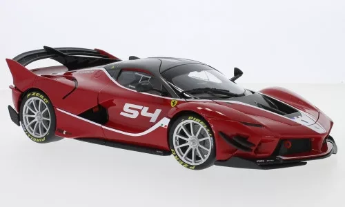 Burago - Bburago, Ferrari FXX K Evoluzione Signature, rot/schwarz, #54, 1:18