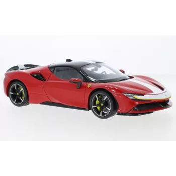 Burago - Ferrari SF90 Stradale, rot/Dekor, 2021, 1:18