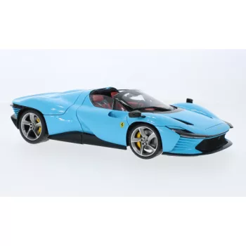   Burago - Bburago, Ferrari Daytona SP3, hellblau/schwarz, 1:18