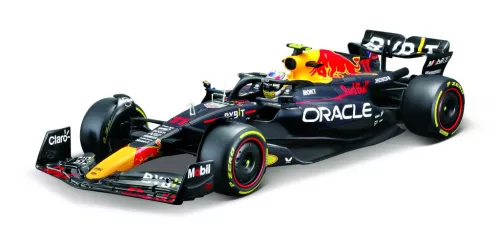 Burago - RED BULL F1  RB19 TEAM ORACLE RED BULL RACING N 11 SEASON 2023 SERGIO PEREZ MATT BLUE