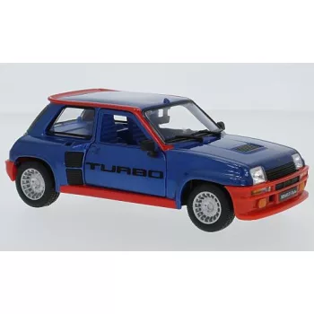 Burago - Bburago, Renault 5 Turbo, blau, 1982, 1:24