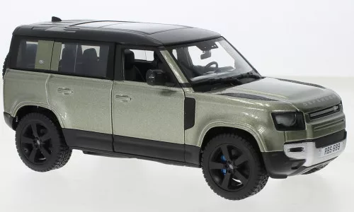 Burago - Land Rover Defender 110, hellgrün, 2022, 1:24