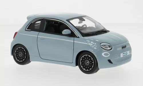 Burago - Bburago, Fiat 500e, hellblau, 2023, 1:24