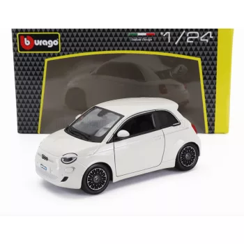 Burago - FIAT 500e FULL ELECTRIC 2021 WHITE